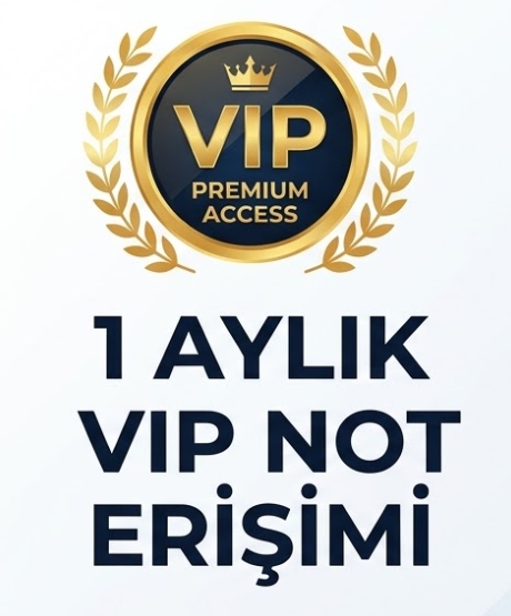 1 Aylık VIP Not Erişimi